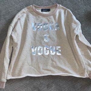 Cropped sweatshirt